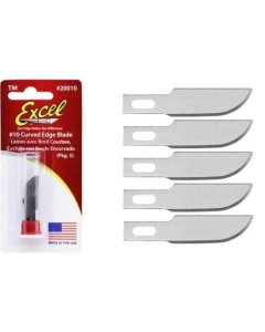 #10 Curved Edge Blade, 5 stuks - smalle houder Excel 20010