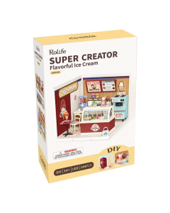 Rolife Super Creator, Flavorful Ice Cream Robotime DW018B
