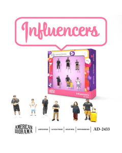 1/64 Figuren Set Influencers American Diorama 2433