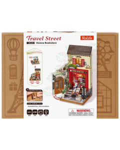 Rolife Travel Street - Vienna Bookstore Robotime DG183
