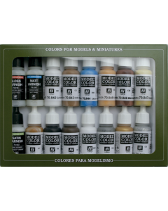 Folkstone Specialist Model Color Paint Set, 16 kleuren Vallejo 70102