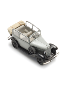 N Opel P4 kap omlaag, grijs (ready made) - Artitec 316.138 Artitec 316138