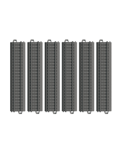 H0 My World Rechte Rails Set (Kunststof) - 6 stuks (180mm) Marklin 23180