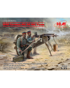 1/35 WWI German MG08 MG Team (2 figures) ICM Holding 35711