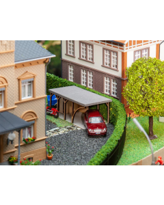 H0 Carport (lasercut) Faller 180307