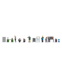 H0 Thema figuren set "Werkplaats" Noch 16250