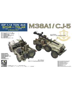 1/35 IDF M38A1 / CJ-5 Siyur & Tolar fire support vehicle, 2 models Set AFV-Club 35S99