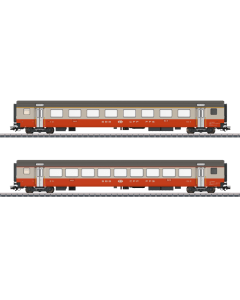 Marklin 42191 H0 SBB Set Passagiersrijtuigen Swiss Express type EW III, 2-delig