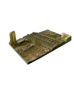 31x21 Country Road Cross With Railway Section Vallejo SC104