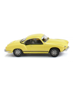 H0 VW Karmann Ghia Coupé, geel-zwart Wiking 080509