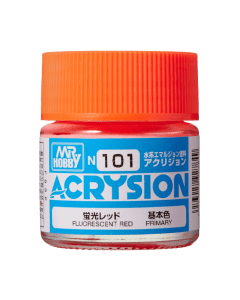 Acrysion 10ml Fluorescent Red N-101 Mr. Hobby N101