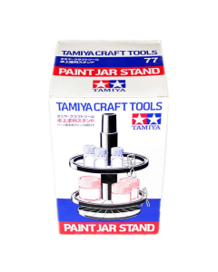 Paint Jar Stand with 4 Alligator Clips Tamiya 74077