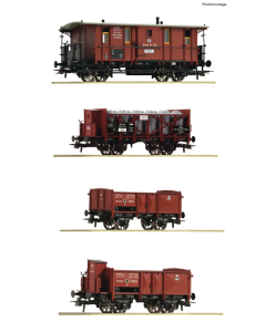 Roco 6600073 H0 KPEV Set Goederenwagens, 4-delig