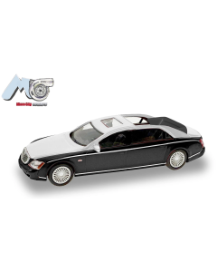 H0 Maybach 62S, zwart/zilver Micro City 87 000026