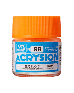 Acrysion 10ml Fluorescent Orange N-098 Mr. Hobby N098