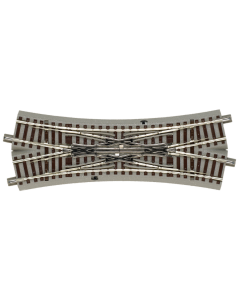 H0 GeoLine Dubbele Kruiswissel  R502,7mm  22.5°  200mm Roco 61164