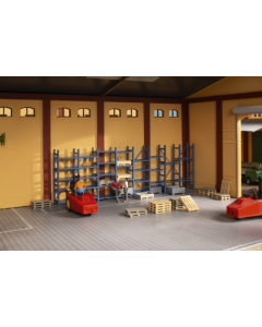 H0 Palletstelling & pallets / Schwerlastregal & Paletten Auhagen 41660