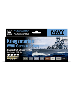 Kriegsmarine WW.II German Paint Set Vallejo 71615