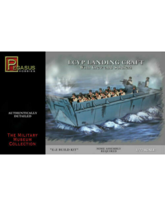 1/72 LCVP Landingsvaartuig w/Crew Pegasus 7650