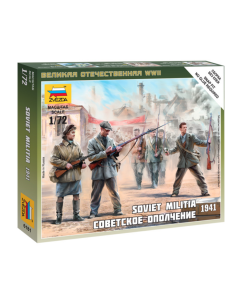 1/72 Soviet Militia (1941), snap fit "Art of Tactic" Zvezda 6181