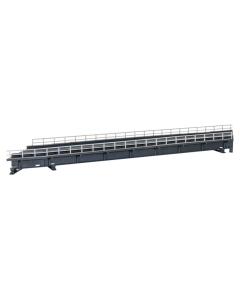 H0 Stalenligger brug recht, enkelspoor Kibri 39705