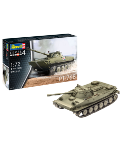 1/72 Soviet PT-76B Tank Revell 03314