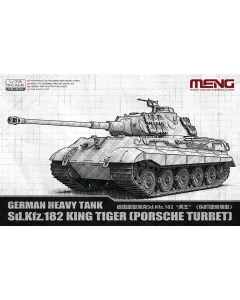 1/72 German Heavy Tank Sd.Kfz.182 King Tiger (Porsche Turret) Meng 72010