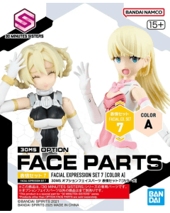 30MS Option Face Parts 7 Color A BANDAI 68356