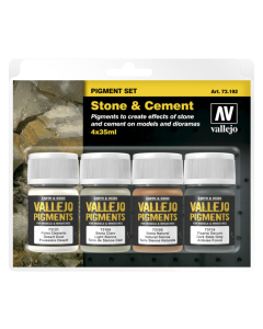 Stone & Cement Pigment Set Vallejo 73192