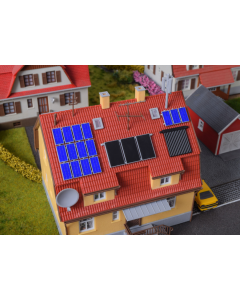 H0 Zonnepanelen, buizen, dakdetaillering Kibri 38602