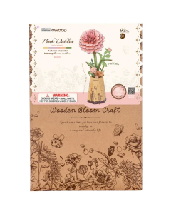 Rowood Pink Dahlia Robotime TW131
