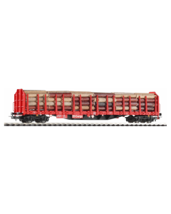 H0 DB Cargo Rongenwagon met boomstammen Roos-T642 DB AG Ep.V Piko 54339