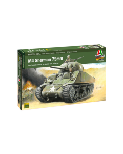 1/56 M4 Sherman 75mm, with 2 Figures Italeri 15751
