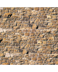 H0 Muurplaat Baksteen beige/bruin - Karton (25 x 12,5 cm), per stuk Vollmer 46036