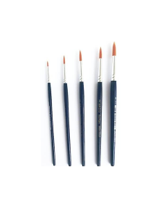 Set all-round nylon penselen (ronde tip), 5 stuks Elco Penselen 23504