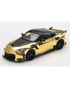 1/64 (Blisterpack) Nissan Z Veilside FFZ400, Gold Chrome MiniGT 00985BL