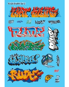 H0 Graffiti decals Set 2 - Artitec 10.424 Artitec 10424
