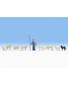 H0 Schapen en herder Noch 15748