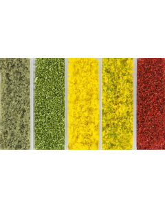 Loof materiaal zomermix, 5 soorten Faller 181388