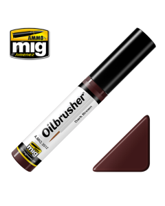 Oilbrusher dark brown 10 ml AMMO by Mig 3512