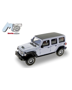 H0 Jeep Wrangler 2017, zilver Micro City 87 000027