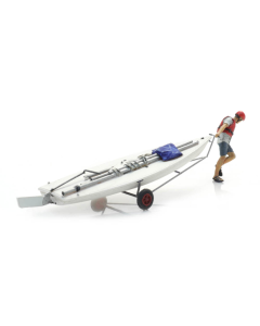H0 Zeilboot Laser met figuur Artitec 387595