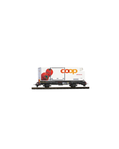 H0m RhB Lb 7881 mit Coop-Container "Tomate" - Bemo 2269 120 Bemo 2269120