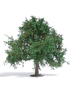 H0 Appelboom 75 mm, zomer Busch 3652