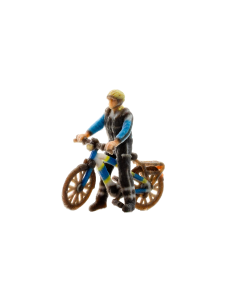 H0 Politieagent op fiets Noch 10610