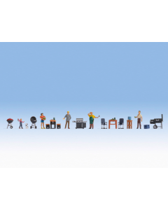 H0 Thema figurenset "Barbecue party" Noch 16200