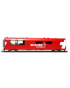 H0m RhB WRp 3832 Panorama-Servicewagen GEX 3289 132 Bemo 3289132