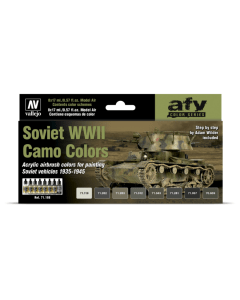 Soviet WWII Camo Colors Set Vallejo 71188