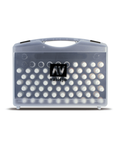 Militairy Model Colors (74 pcs),  Brushes and Case - Vallejo 70173 Vallejo 70173