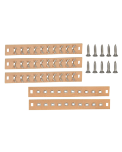 Soldeerstrip 10-polig met schroeven, 5 stuks Viessmann 68475